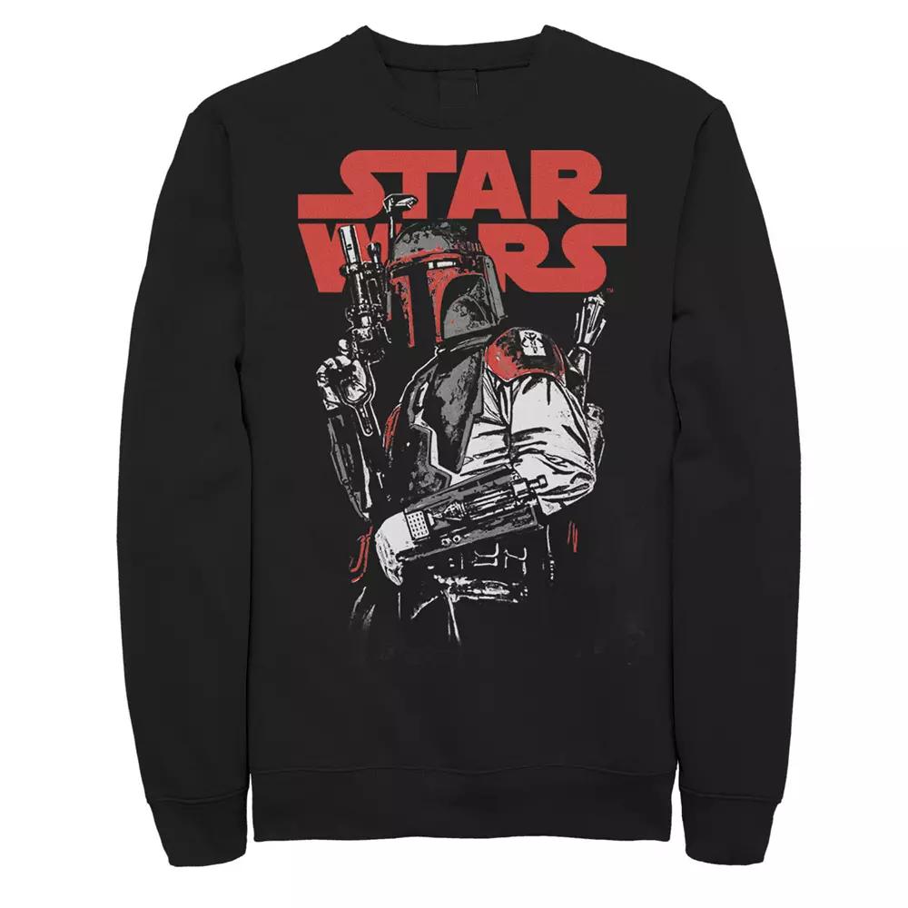 Big & Tall Star Wars Boba Fett Sweatshirt, Men's, Size: 4XB, Black Product Image