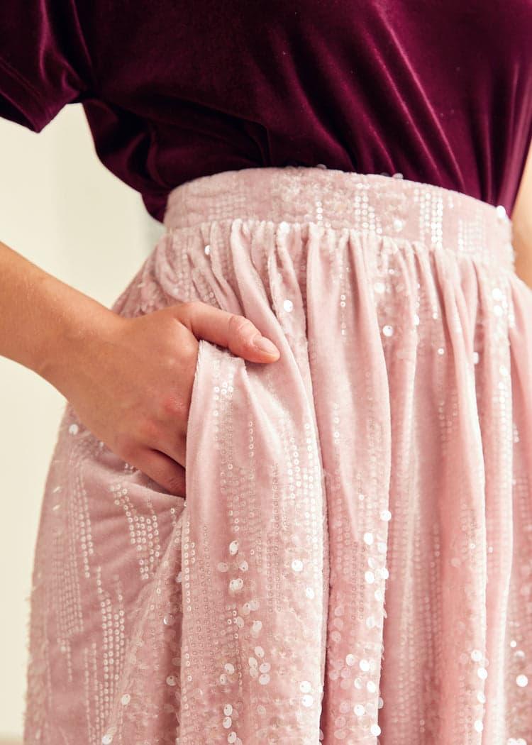 Blush of Dawn Dirndl Skirt Product Image