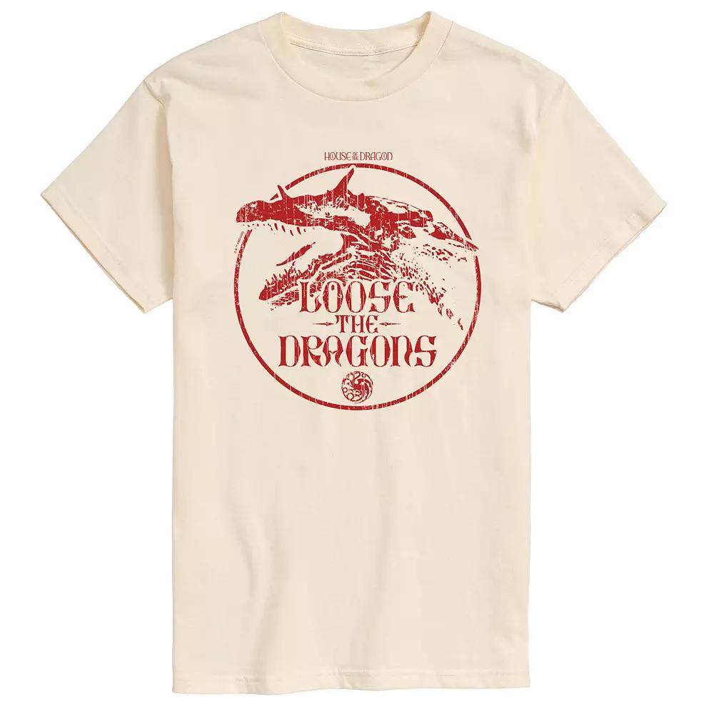 Men's House Of The Dragon Loose The Dragon Graphic Tee,  Product Image