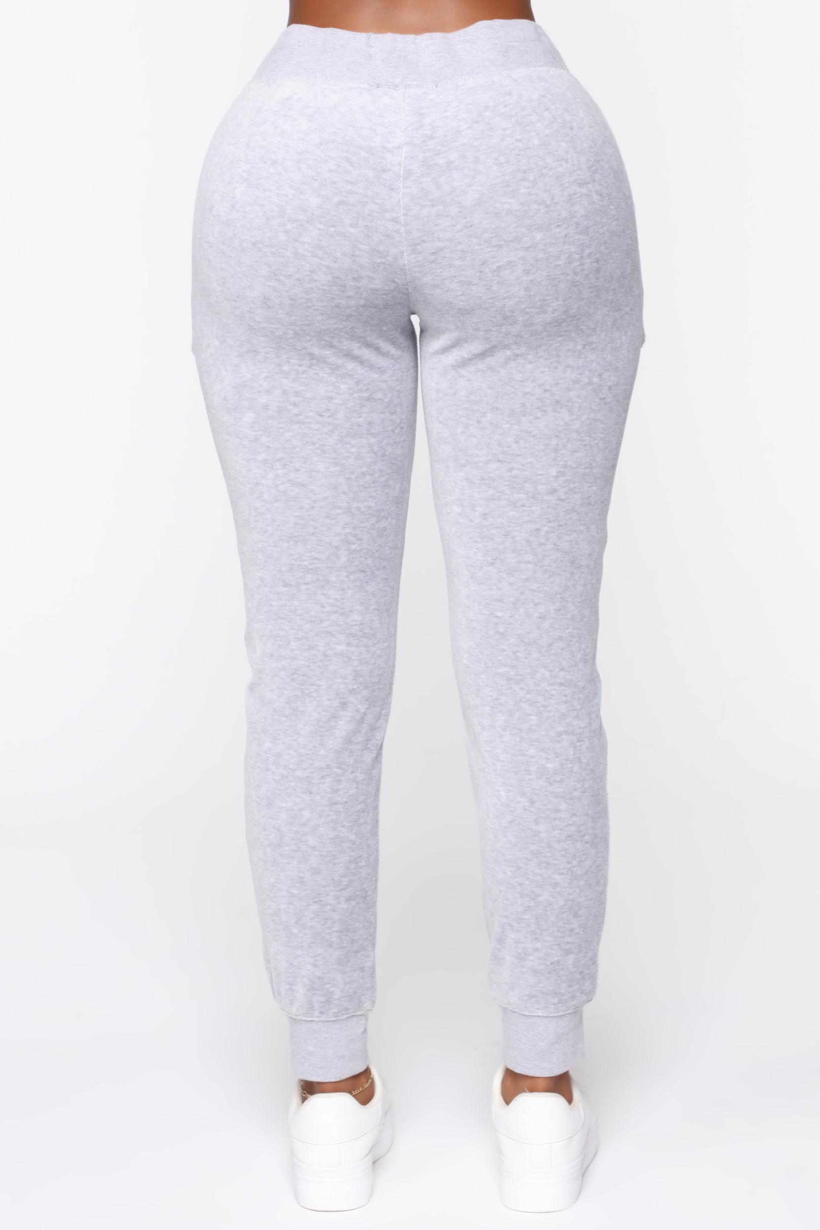 The Original Trendsetter Velour Set - Heather Grey Product Image