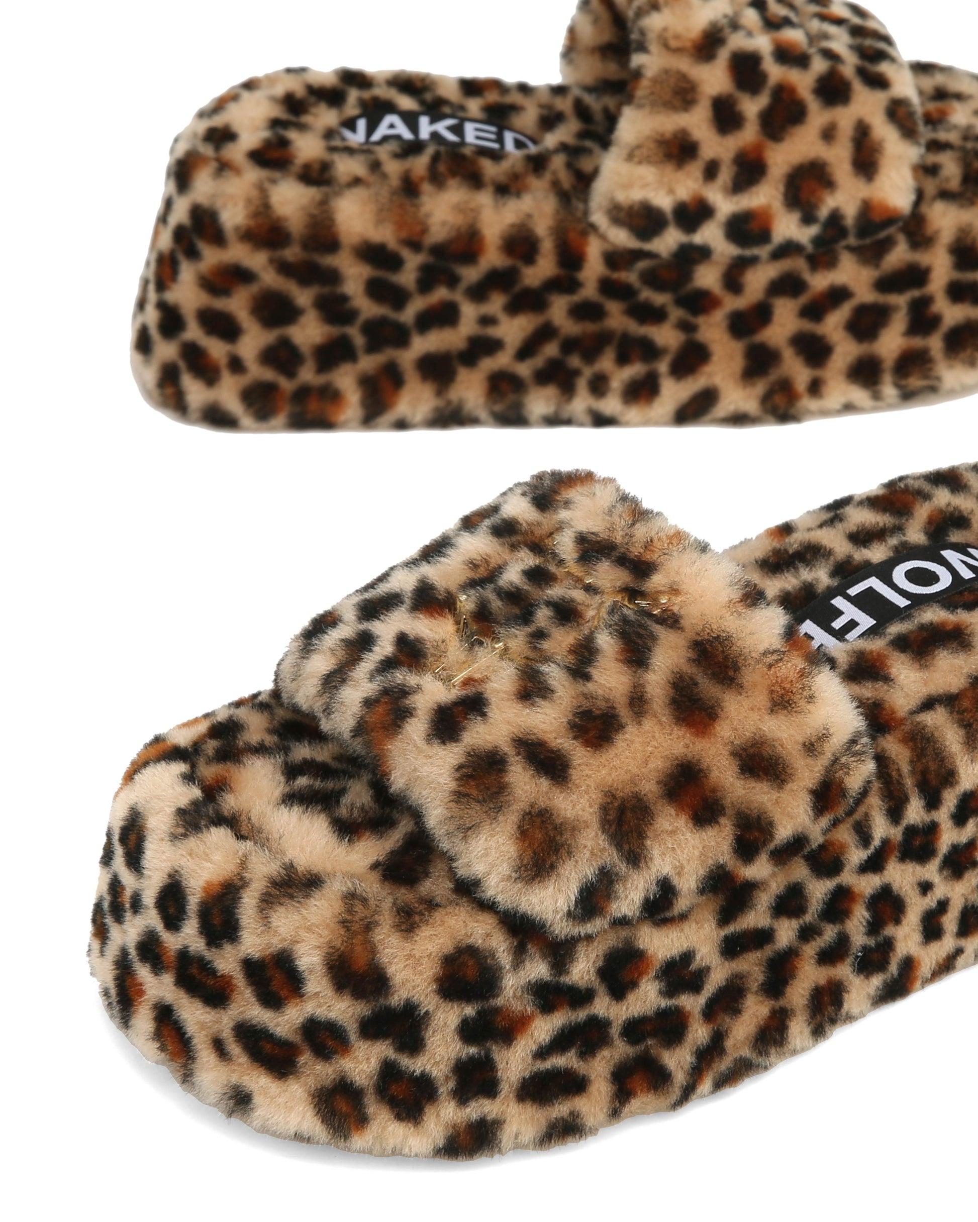 Ivy Shearling Leopard Print Product Image