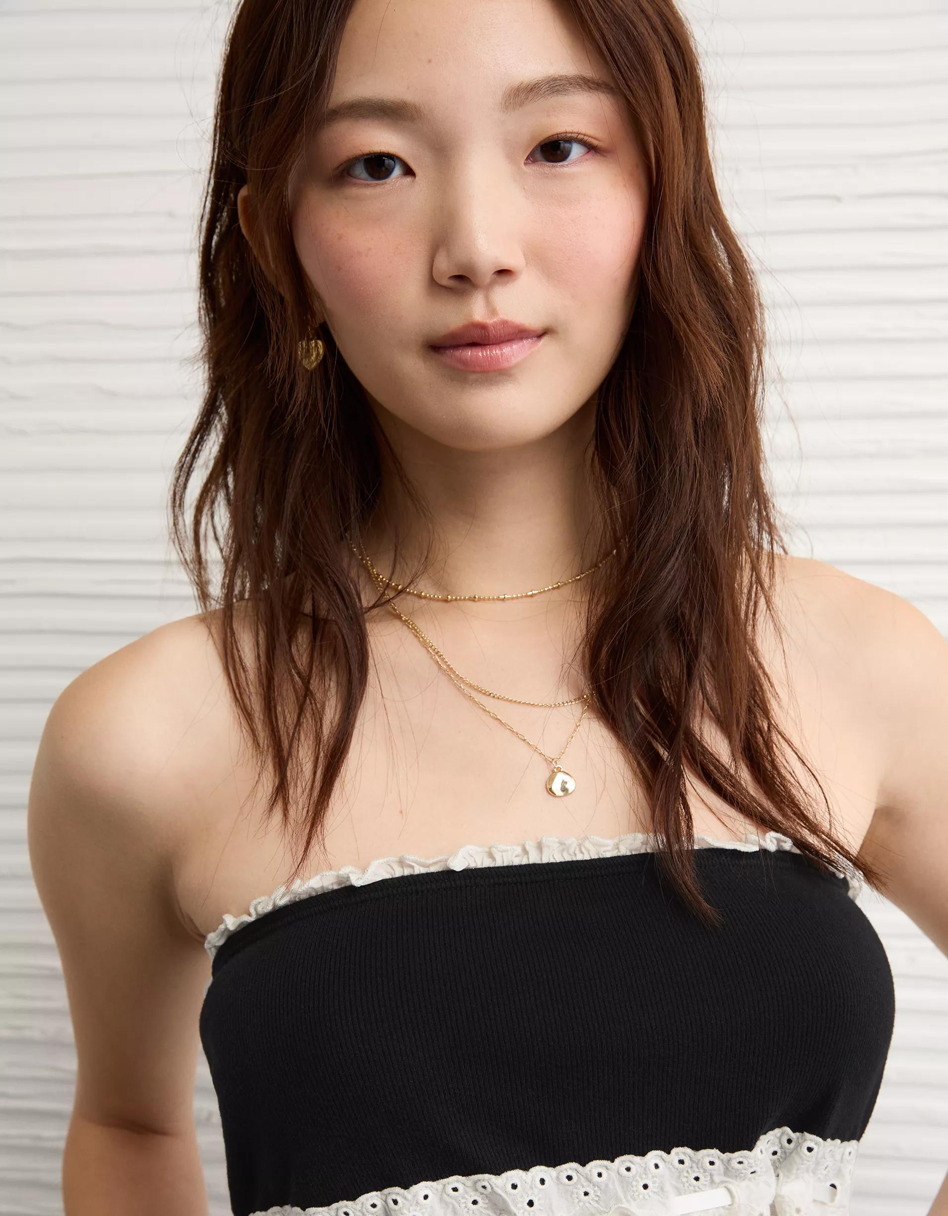 AE Eyelet Babydoll Tube Top Product Image