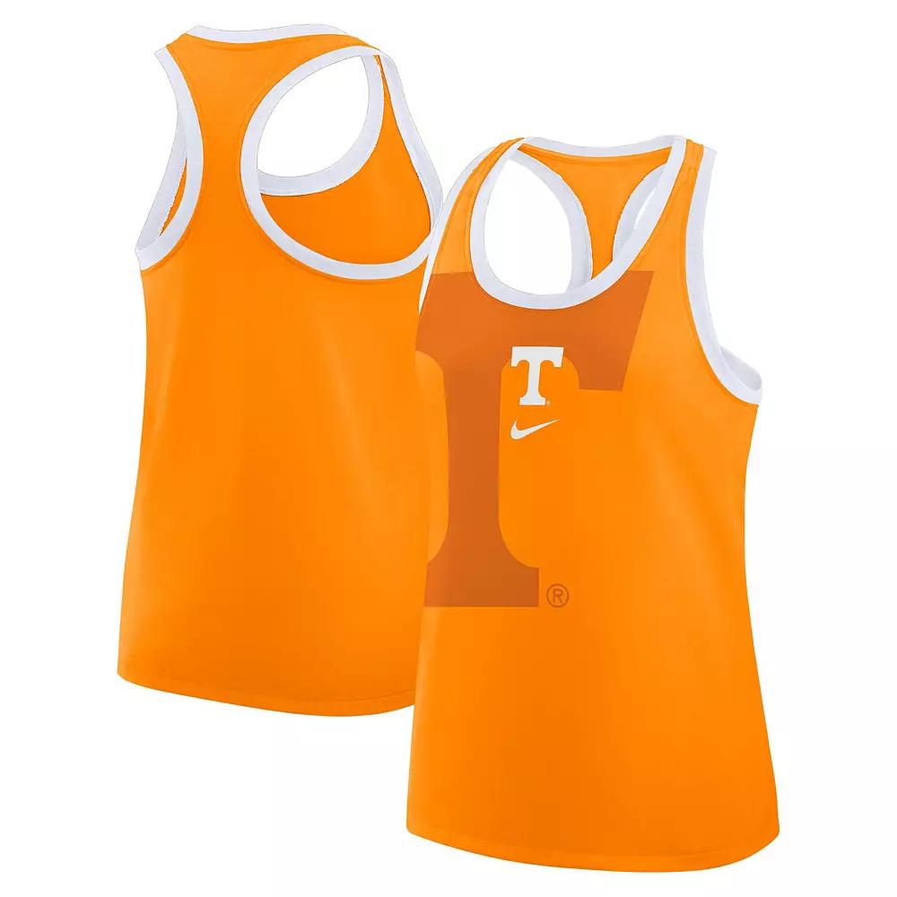 Women's Nike Tennessee Orange Tennessee Volunteers Primetime Tri-Blend Racerback Tank Top,  Product Image