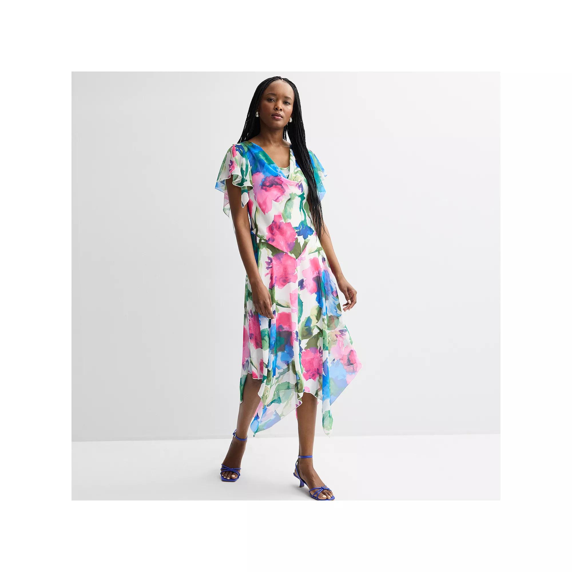 Women's Robbie Bee Cowl Neck Midi Dress, Size: 6, Ivory Team Product Image