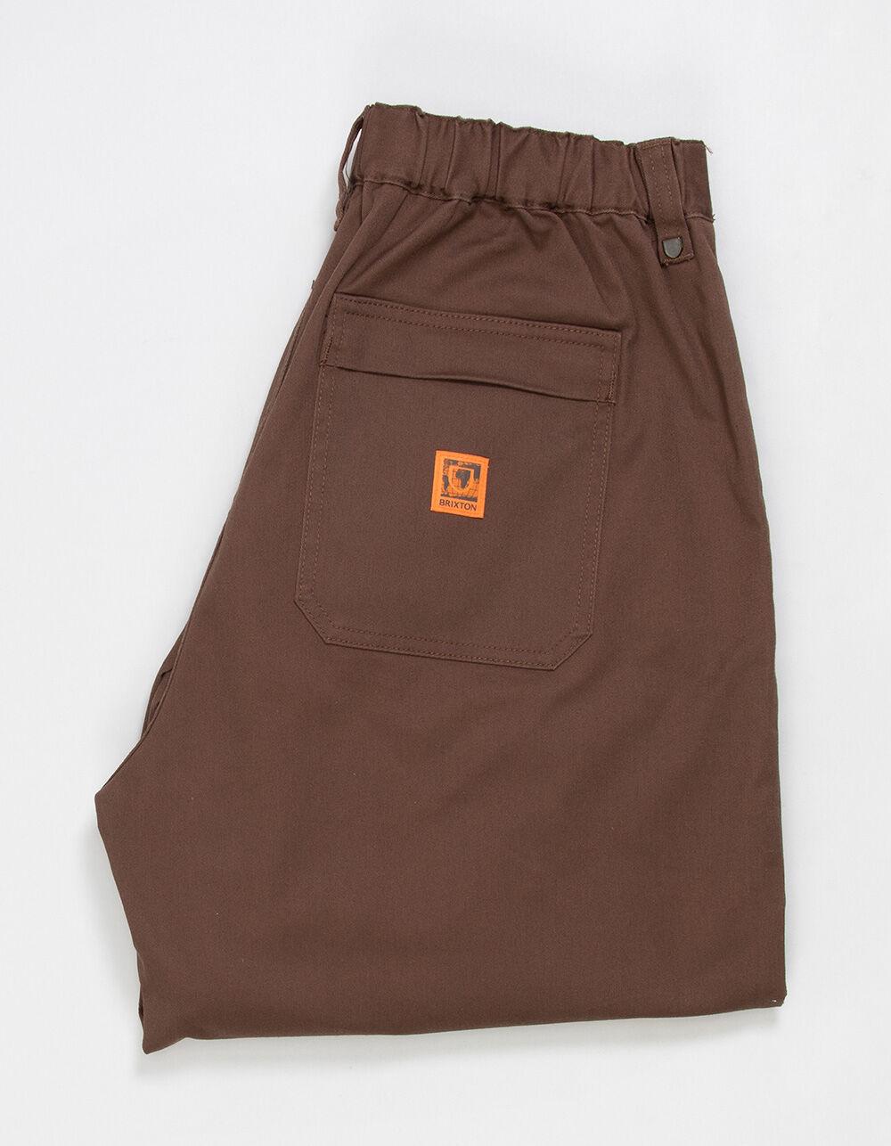 BRIXTON Union Mens Baggy Pants - BROWN Product Image