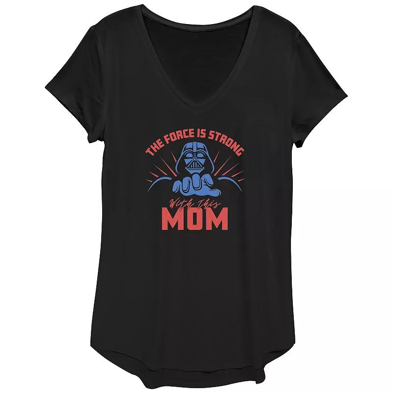 Women's Star Wars The Force Is Strong With This Mom Graphic Tee,  Product Image