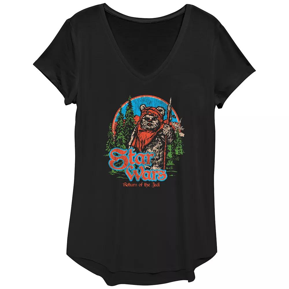 Women's Star Wars Return Of The Jedi Ewok Endor Graphic Tee, Girl's,  Product Image