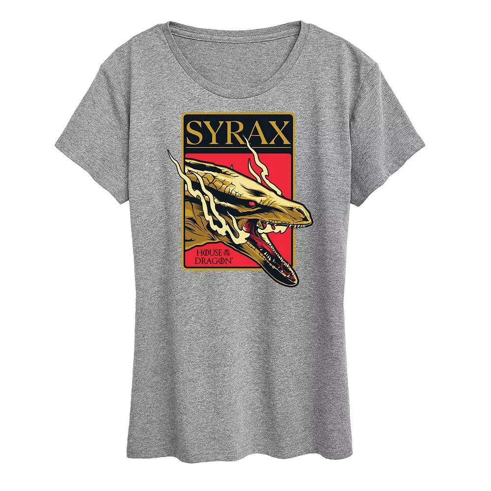 Women's House of the Dragon Syrax Badge Graphic Tee,  Product Image