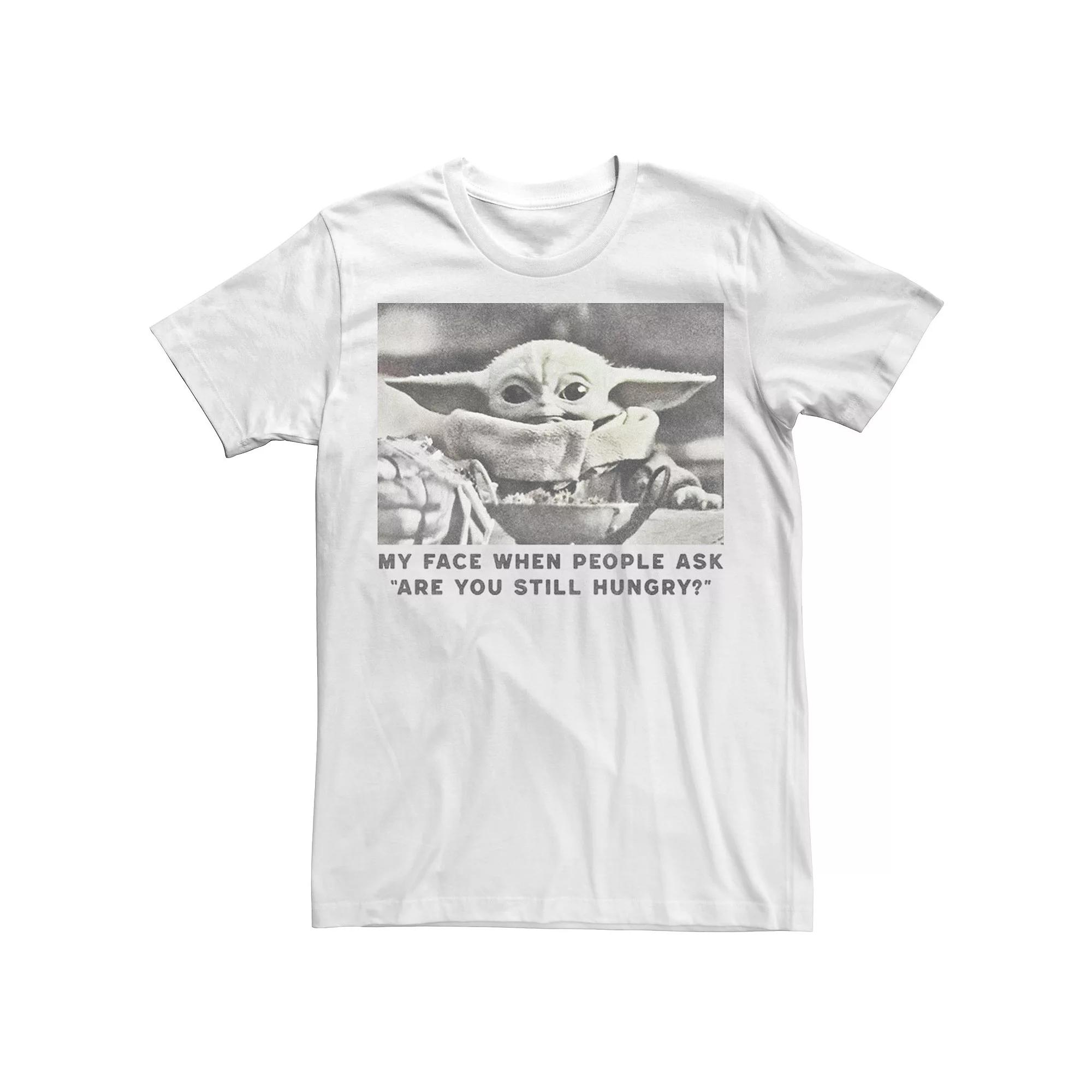 Men's Star Wars Still Hungry Tee, Size: XS, White Product Image