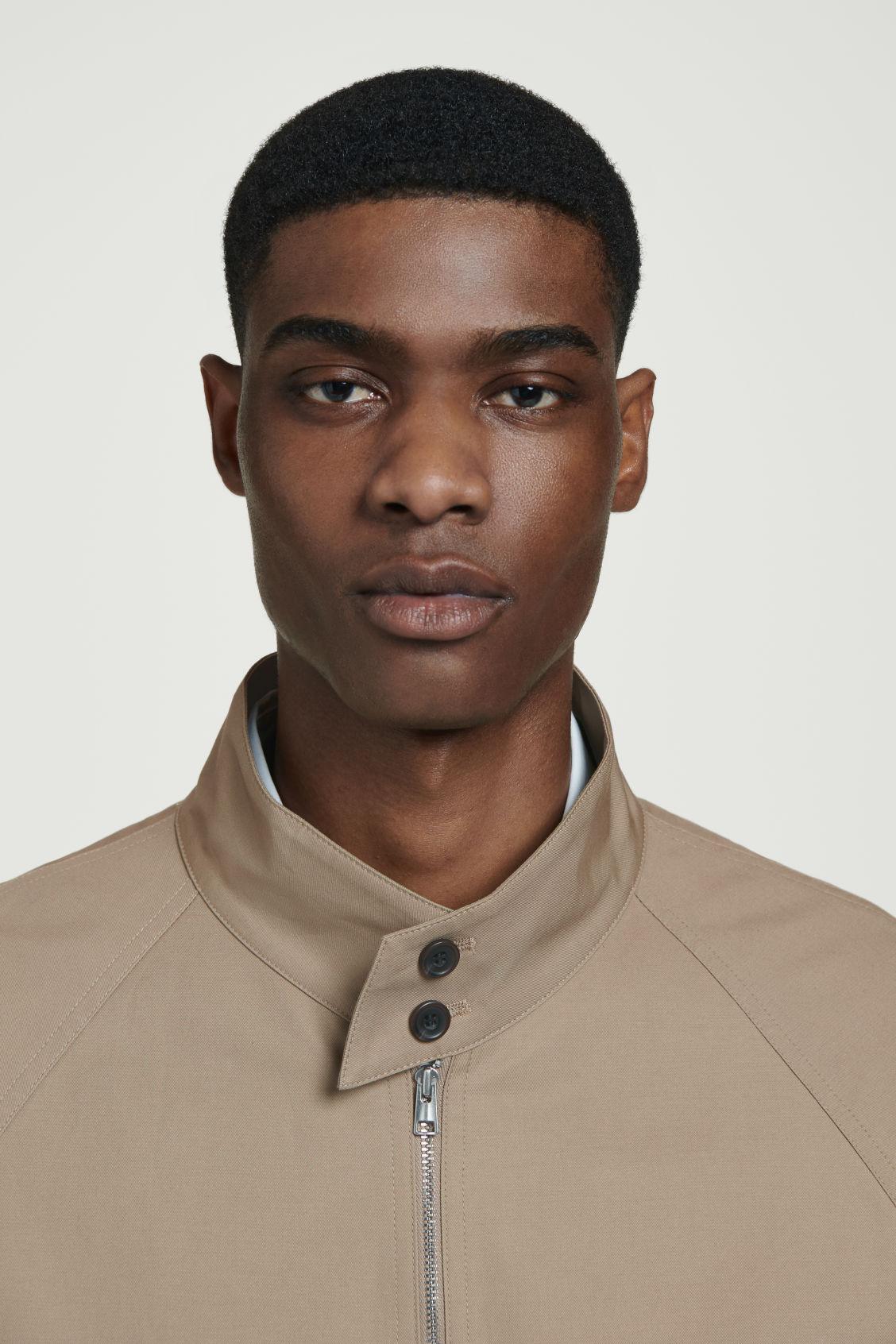 WATER-REPELLENT HARRINGTON JACKET Product Image