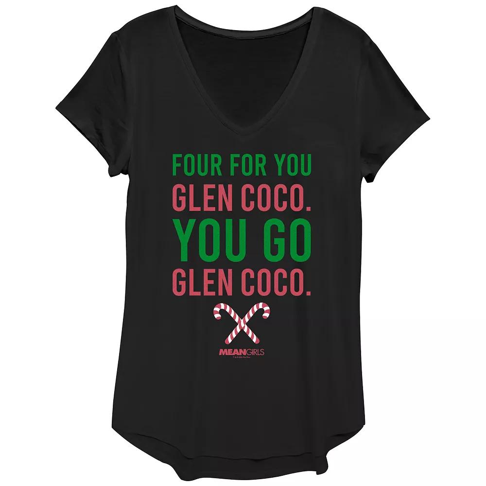 Women's Mean Girls Four For You Glen Coco You Go Glen Coco Graphic Tee,  Product Image