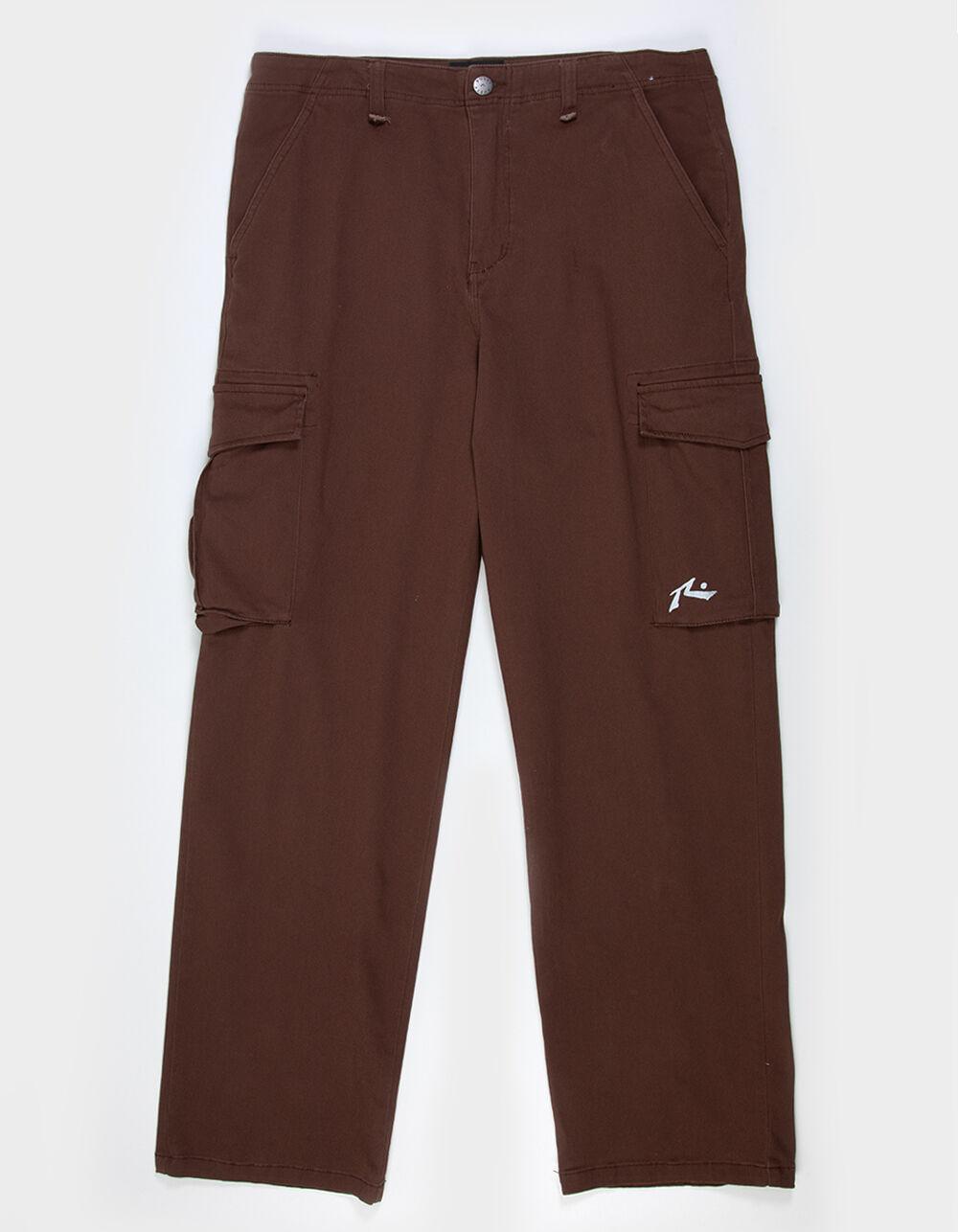 RUSTY Double Up Mens Cargo Pants - CHOCOLATE Product Image