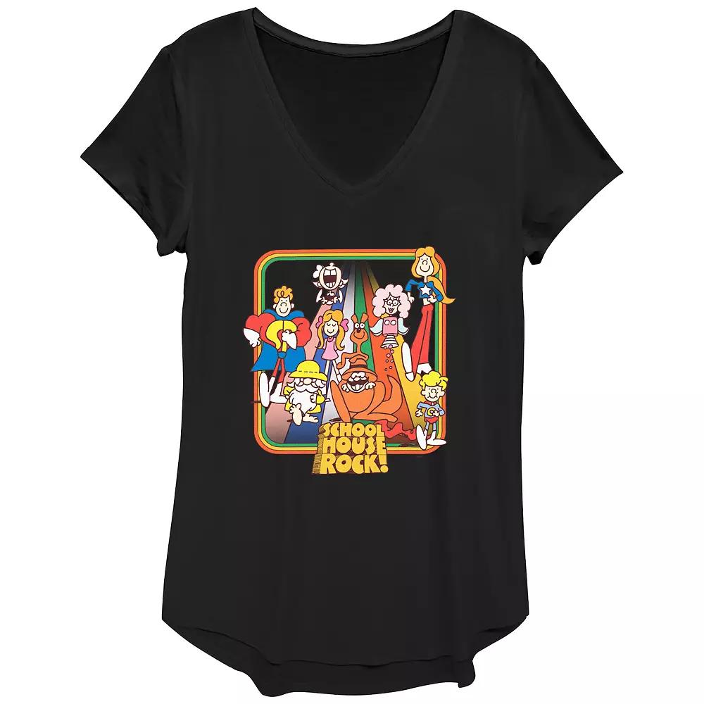 Disney's Schoolhouse Rock! Rainbow Road Walk Women's Graphic Tee,  Product Image