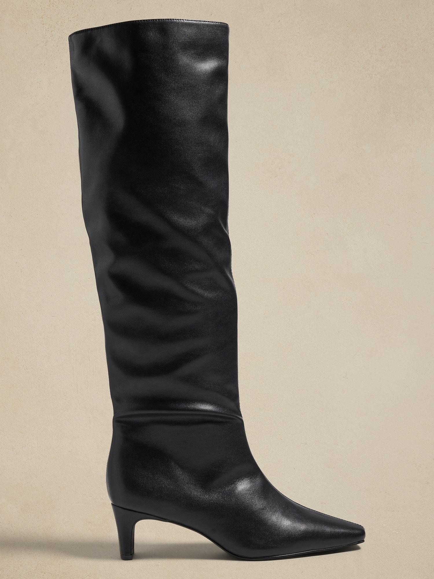 Vegan Tall Slouch Boot Product Image