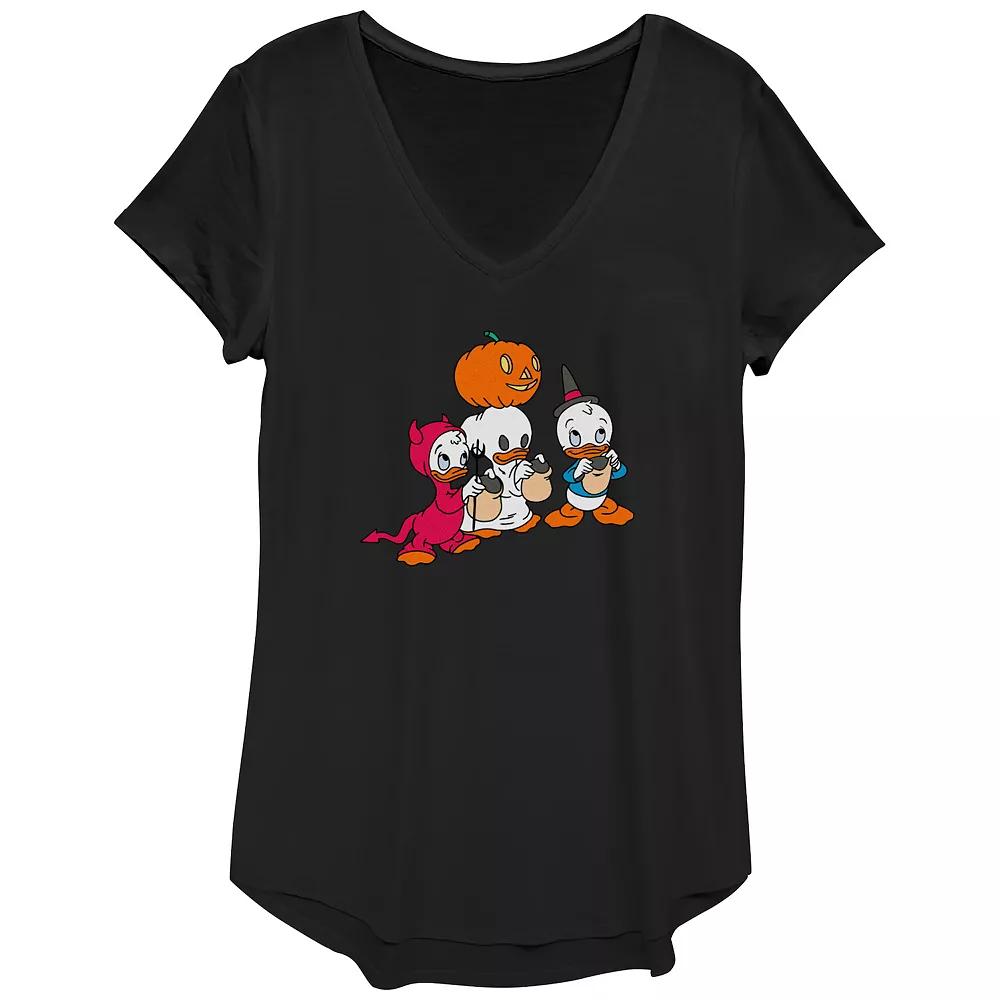 Disney's Huey Dewey Louie Trick Or Treating Women's Graphic Tee,  Product Image