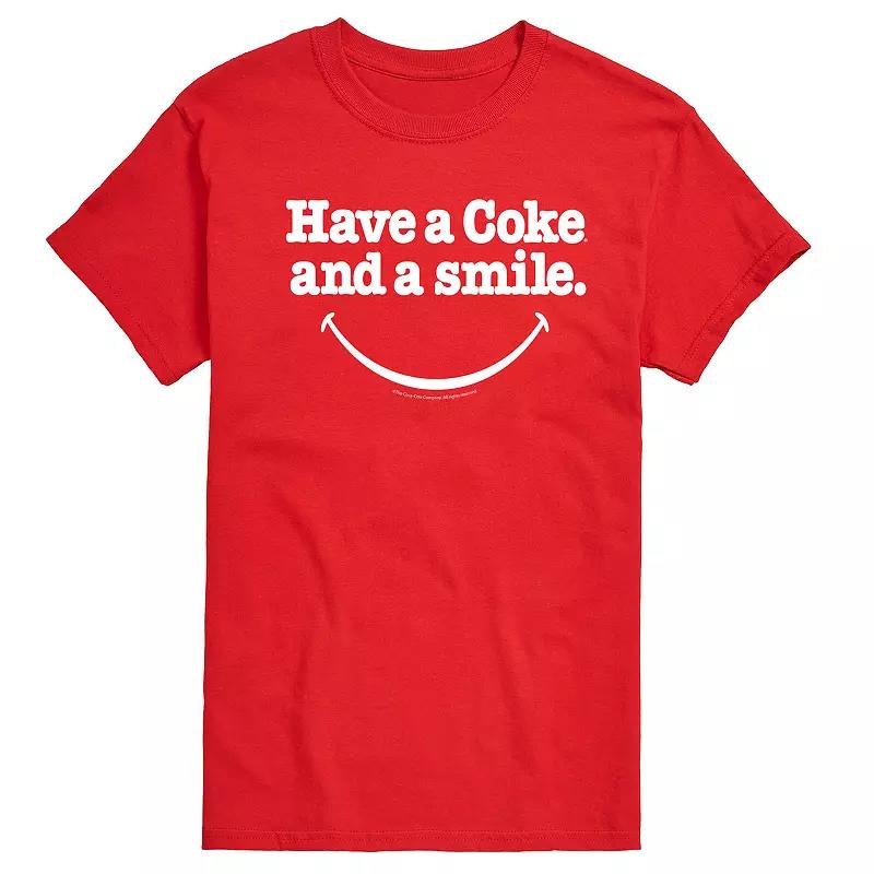 Men's Coke Smile Graphic Tee,  Product Image