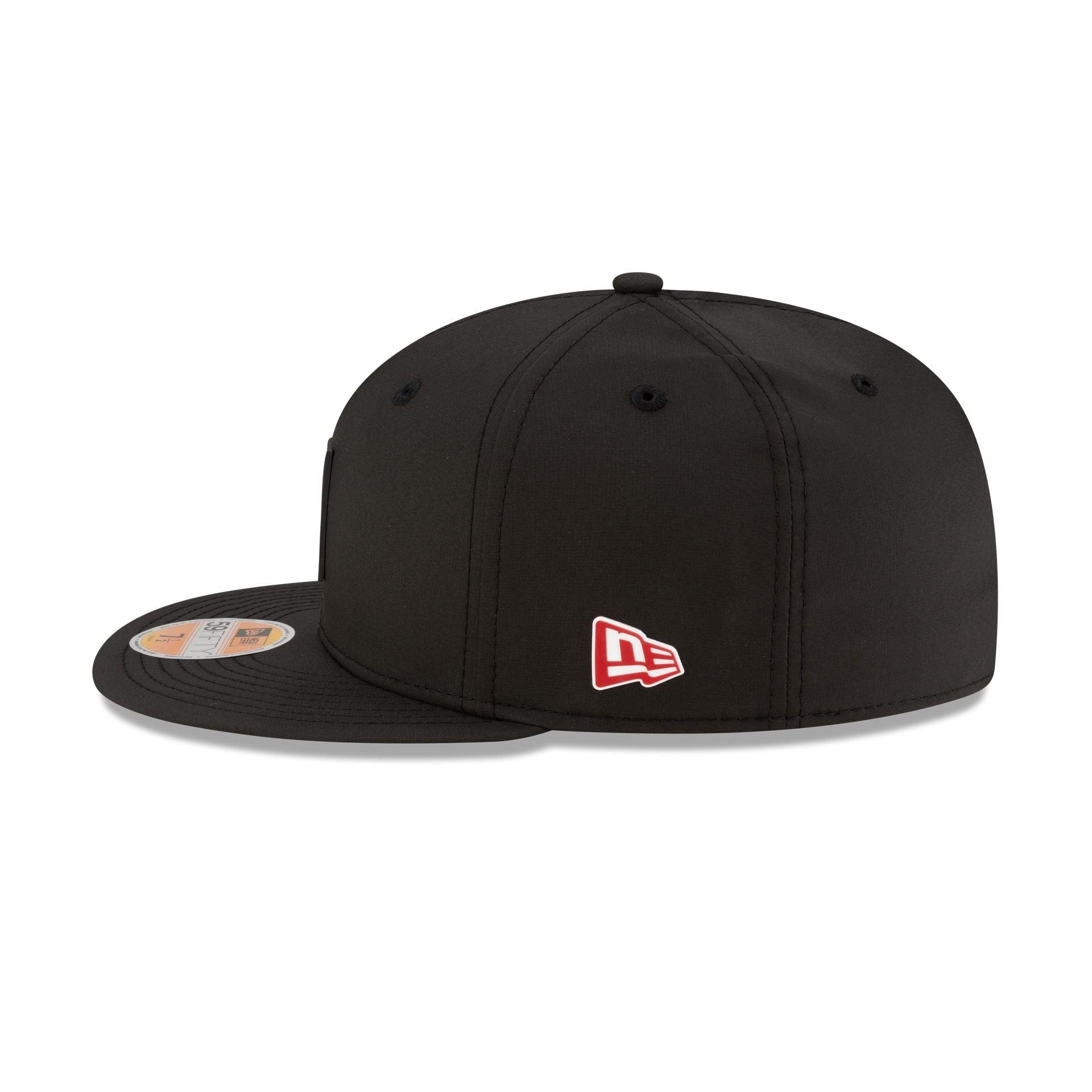 Clark Atlanta Panthers Black 59FIFTY Fitted Hat Male Product Image