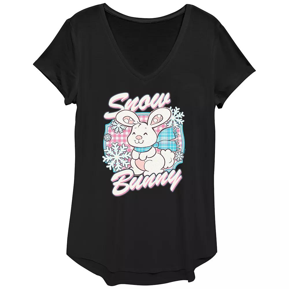 Women's Strawberry Shortcake Snow Bunny Graphic Tee,  Product Image