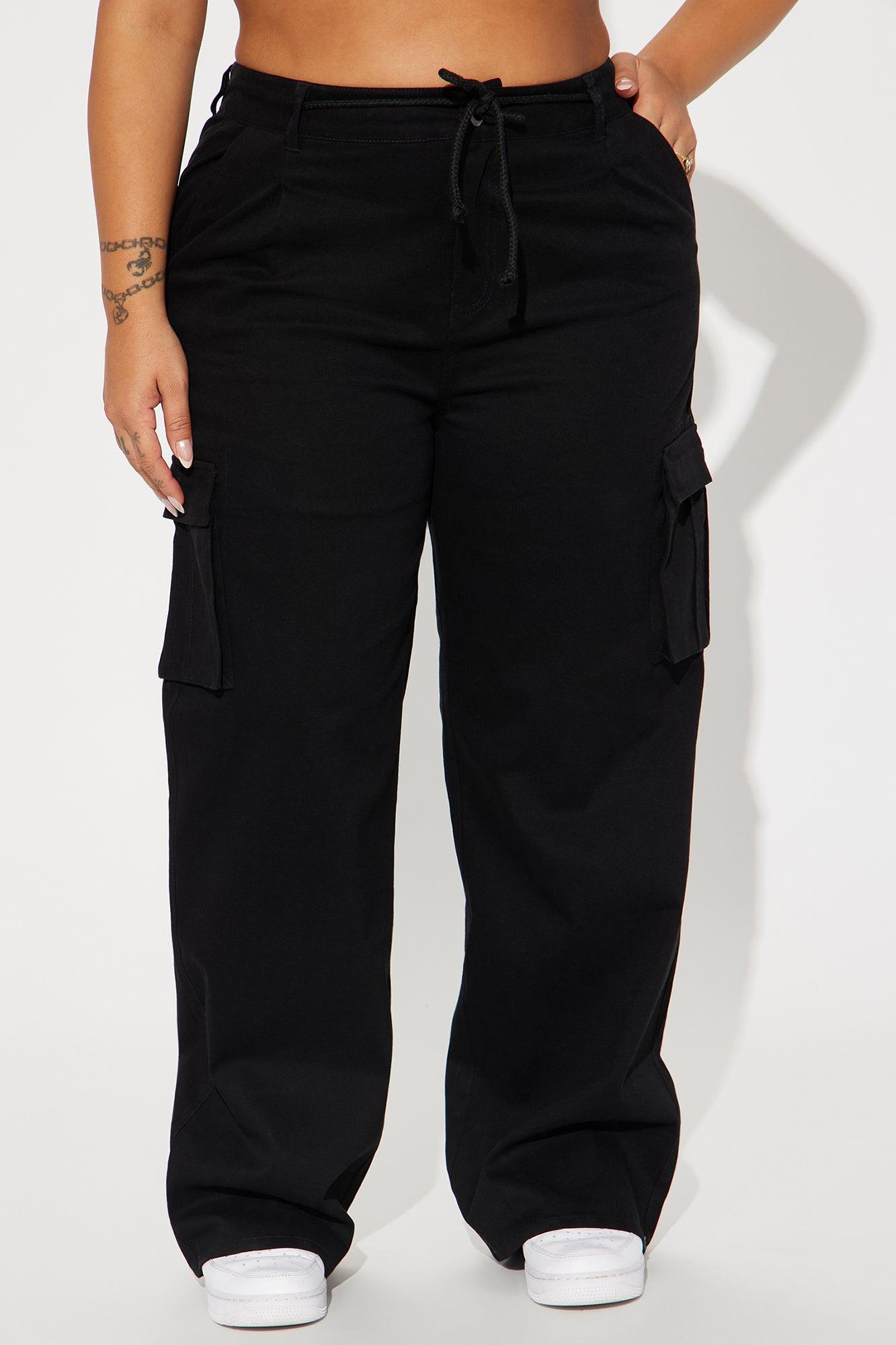 Out For The Day Cargo Pant - Black Product Image