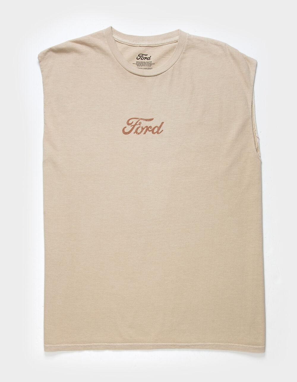 FORD Bronco Mens Muscle Tee - SAND Product Image