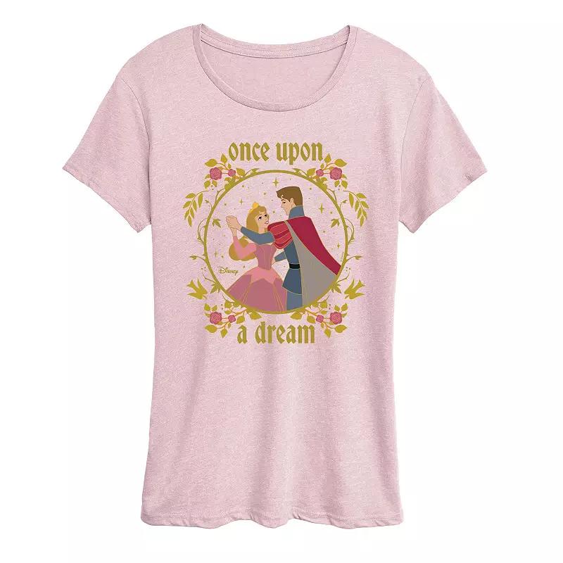 Disney's Sleeping Beauty Aurora & Prince Phillip Women's Once Upon A Dream Graphic Tee,  Product Image