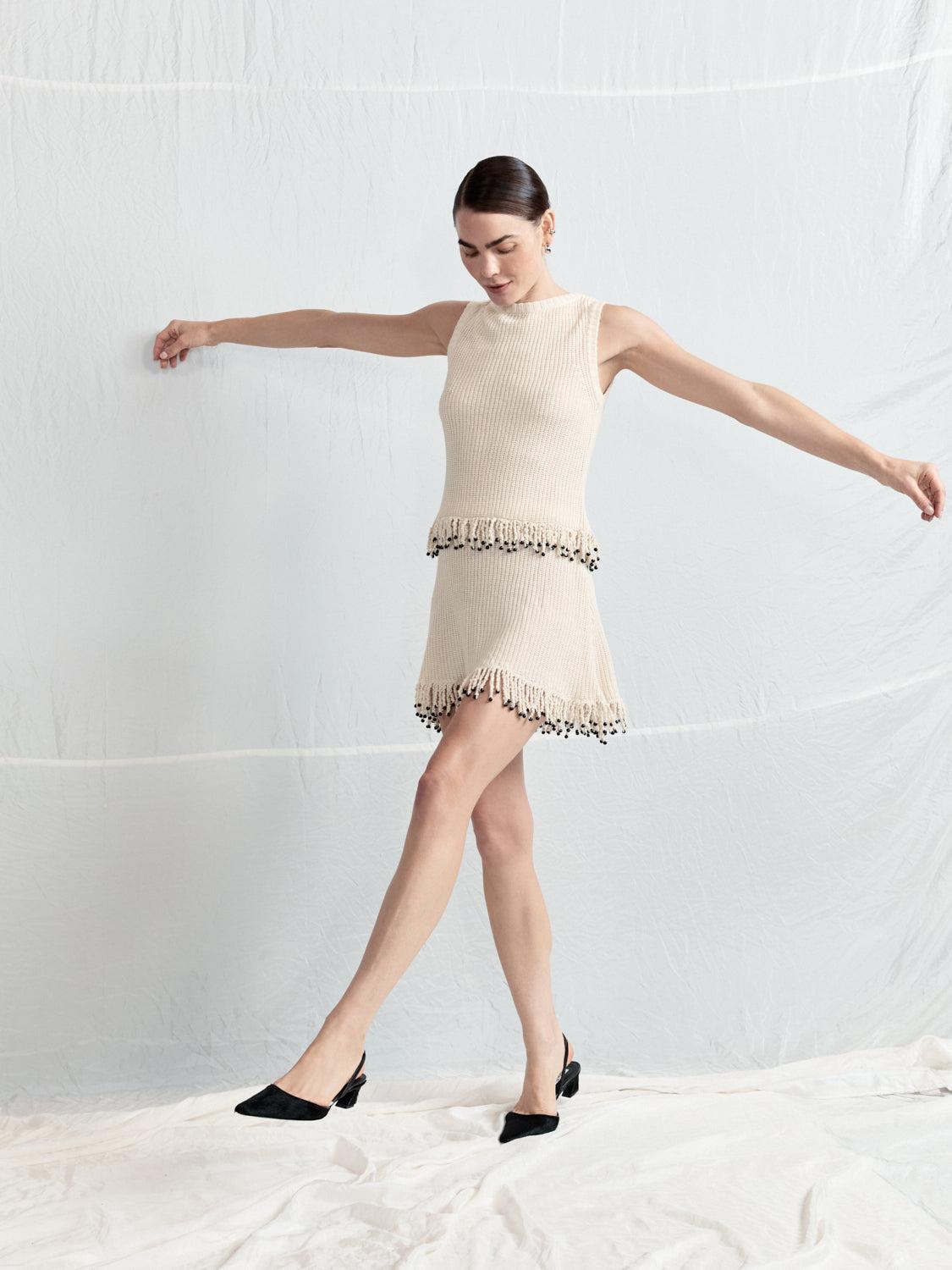 Coco Knit Top Natural Product Image