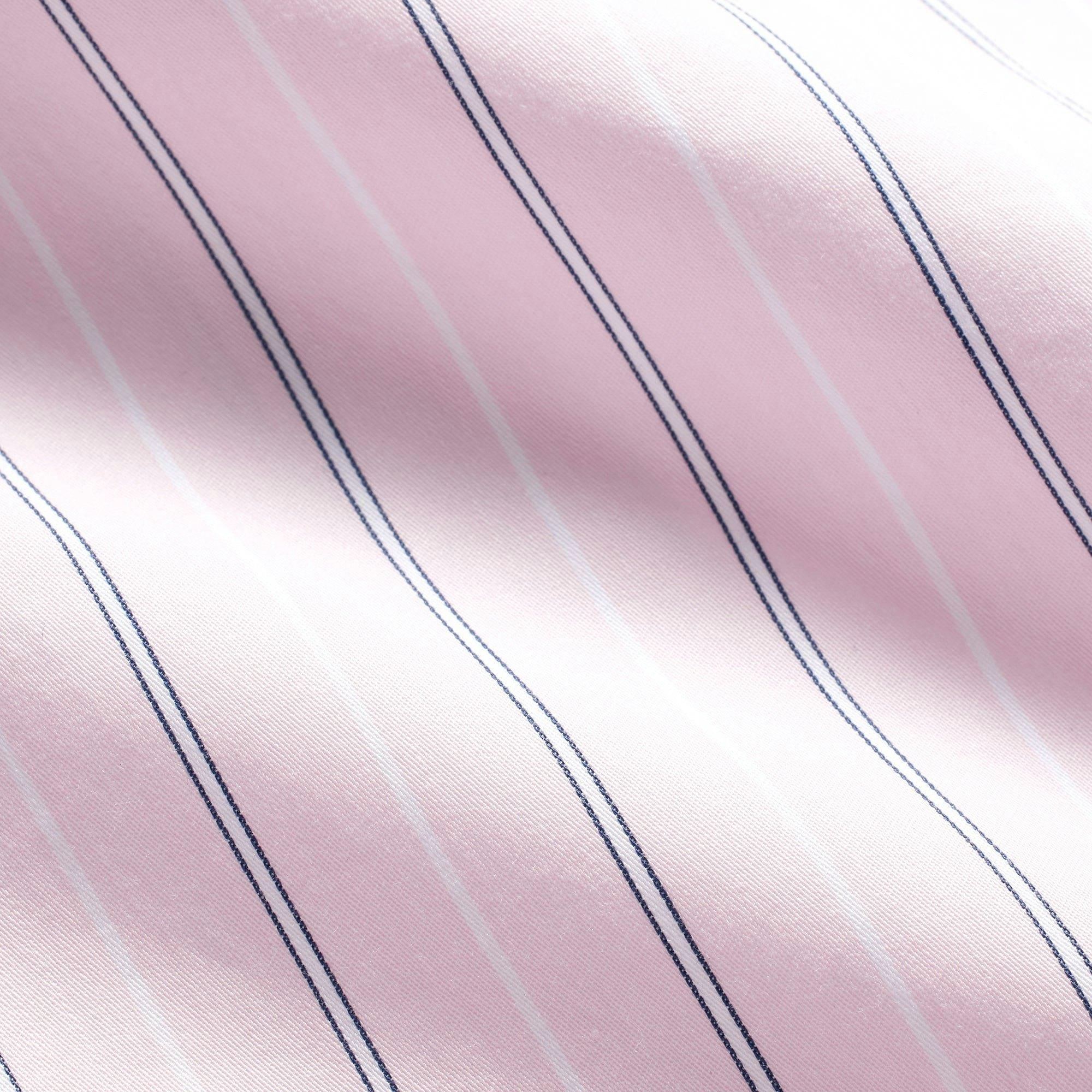 COTTON POPLIN BOXER | PALE PINK PENCIL STRIPE Product Image