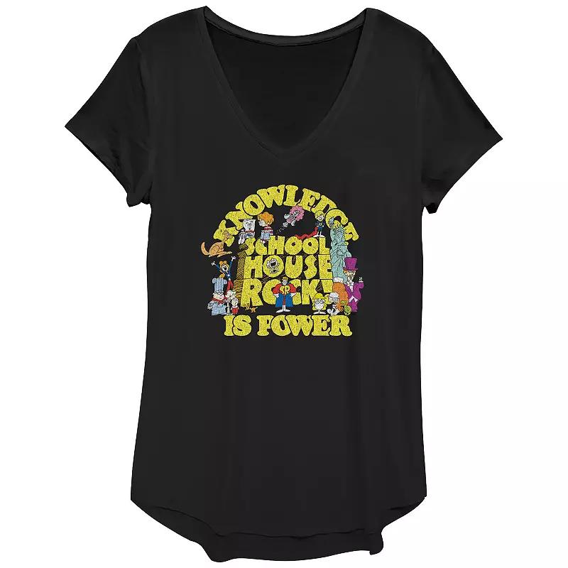 Disney's Schoolhouse Rock! Knowledge Is Power Women's Graphic Tee,  Product Image