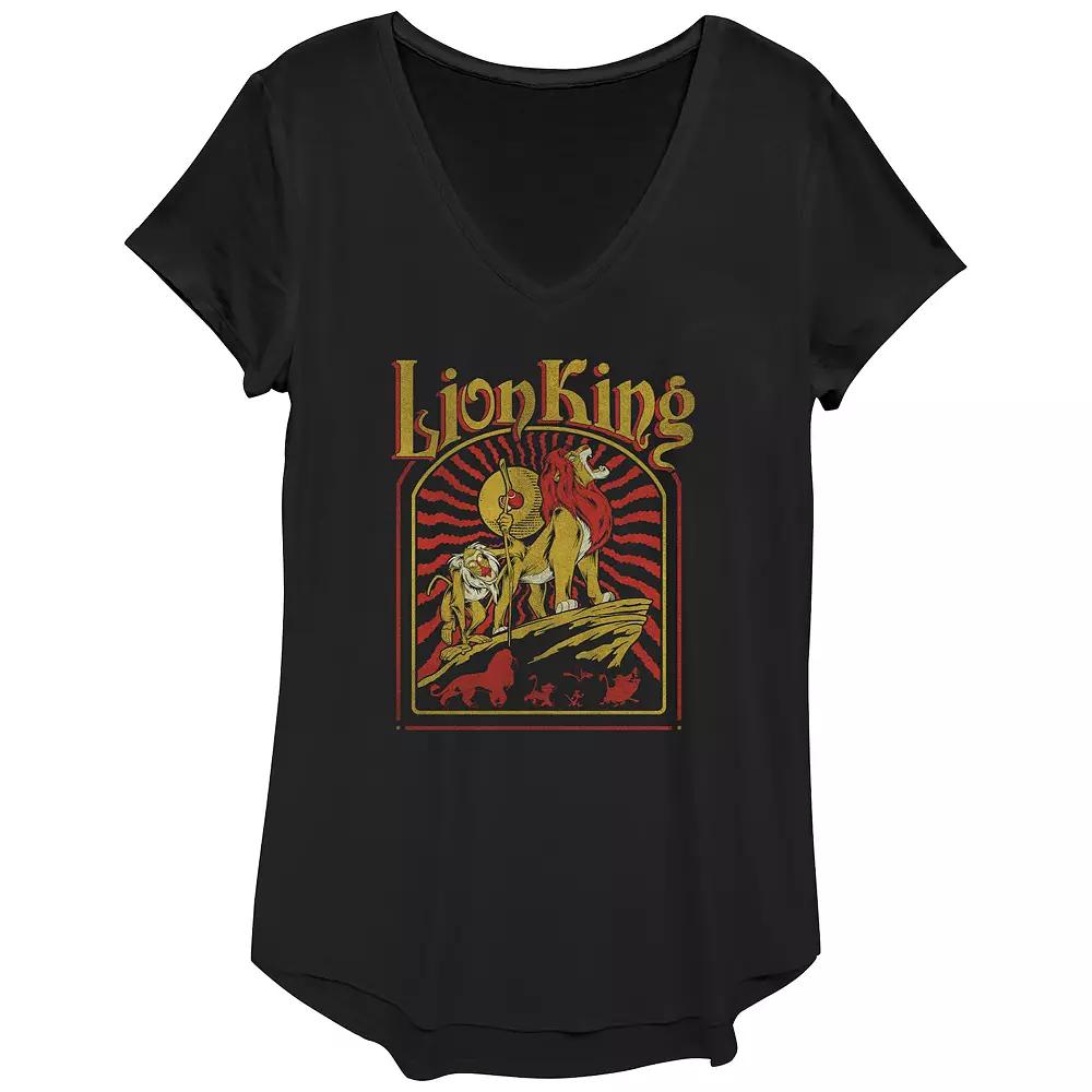 Women's Disney The Lion King Pride Rock Sunset Graphic Tee, Girl's,  Product Image