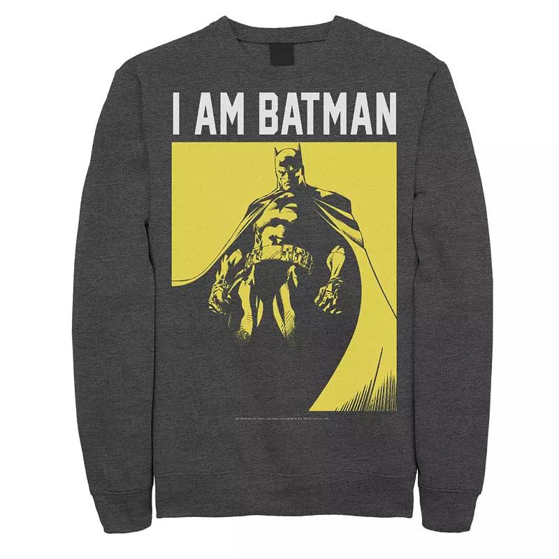 Men's I Am Batman Portrait Sweatshirt,  Product Image