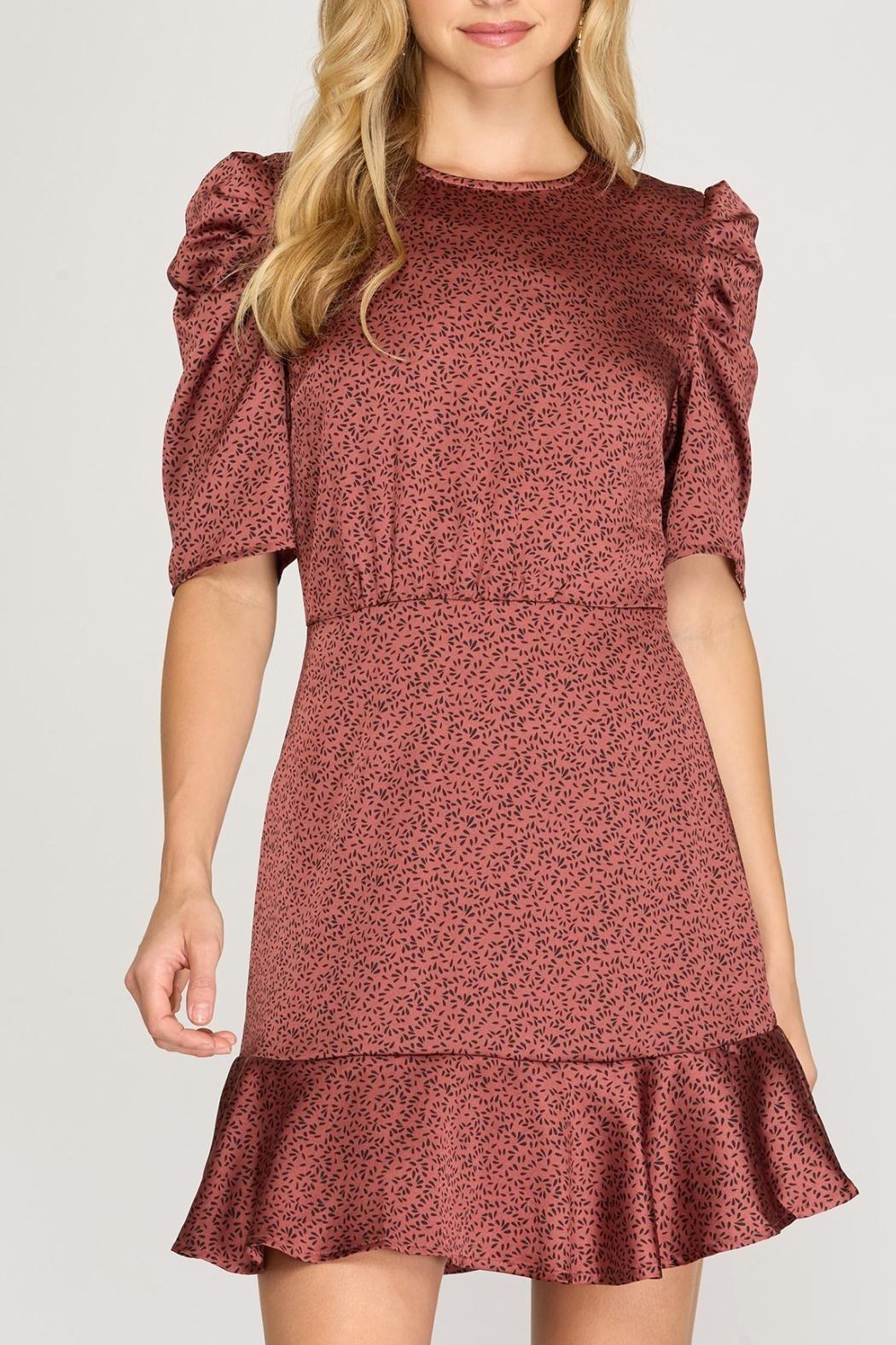 Puff Sleeve Dress Product Image