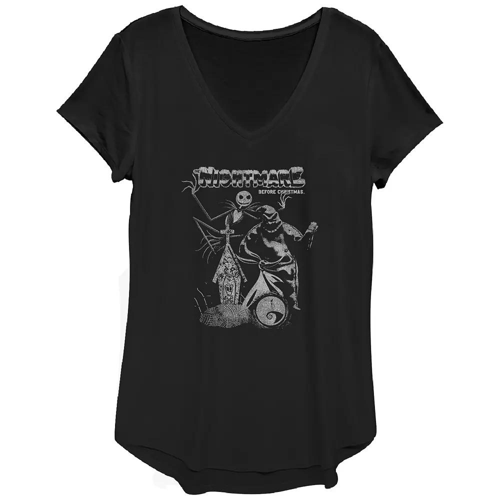 Women's Disney The Nightmare Before Christmas Graphic Tee, Girl's,  Product Image