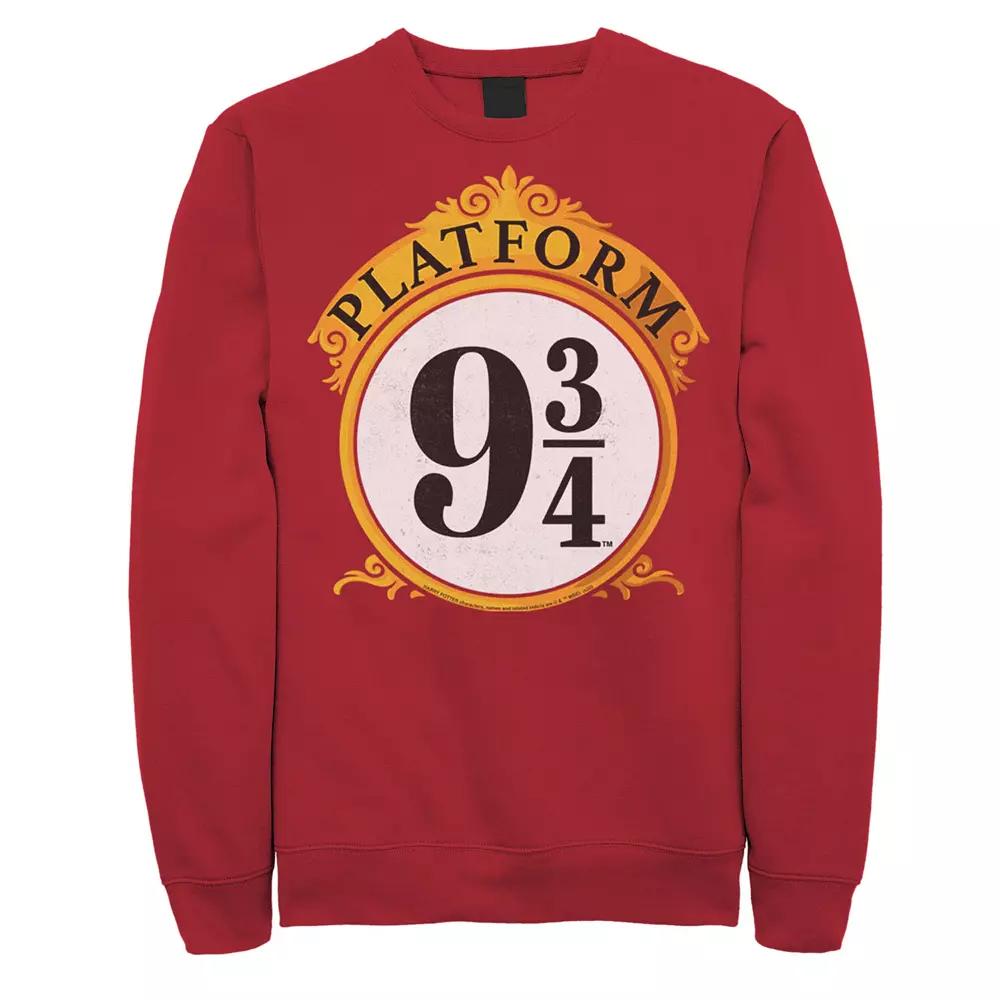 Men's Harry Potter Platform 9 & 3/4 Sign Sweatshirt,  Product Image