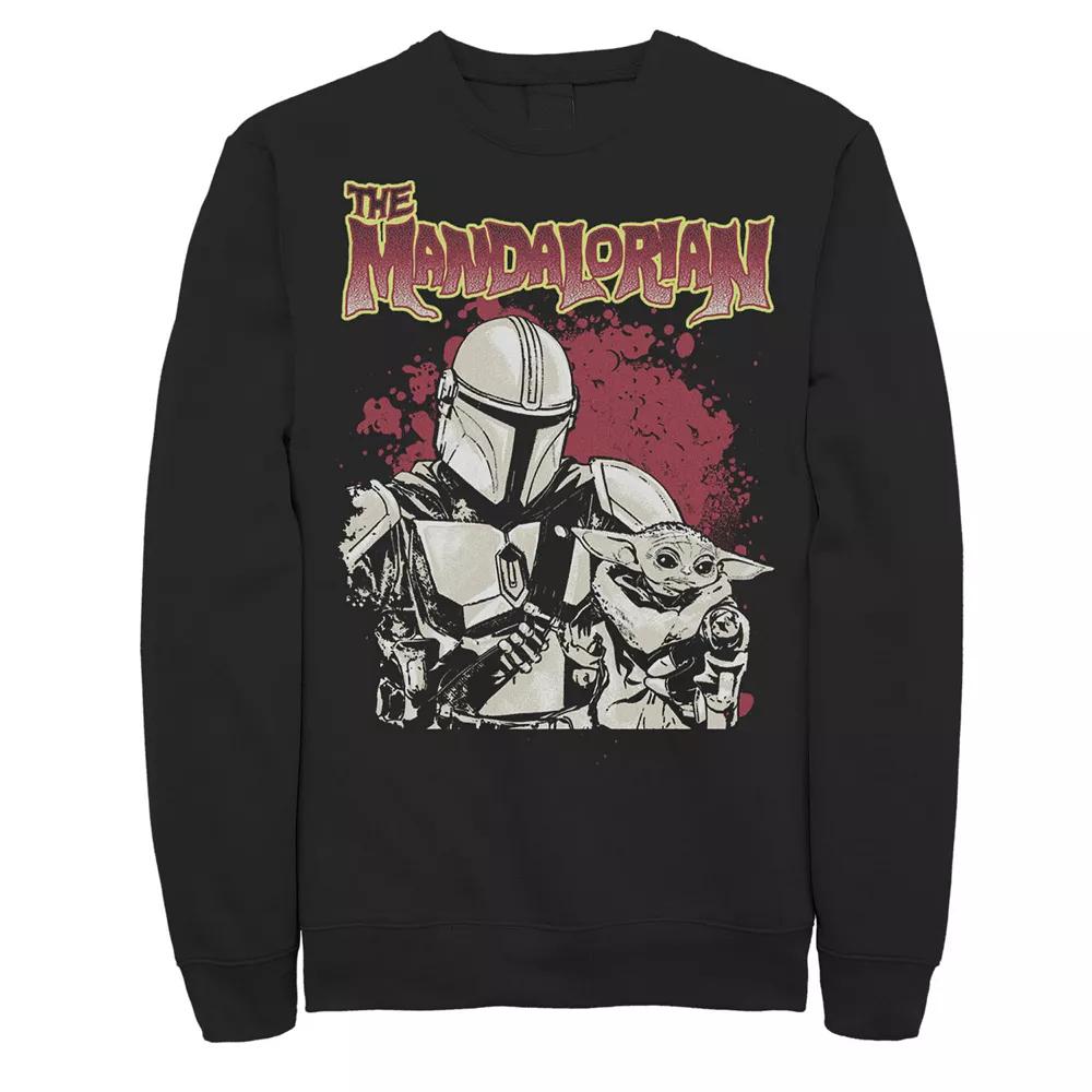 Men's Star Wars Manalorian Nice Pair Sweatshirt, Size: Large, Black Product Image