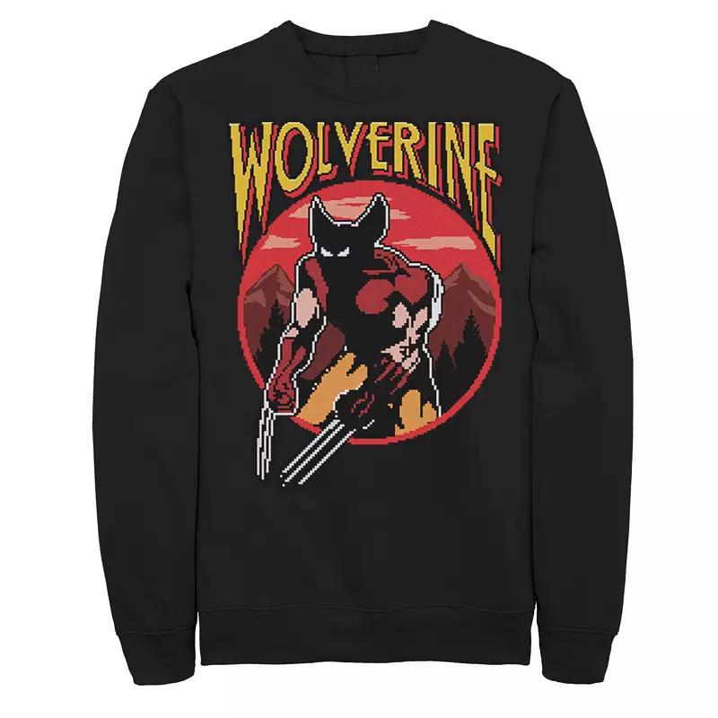 Men's Marvel Candy Hearts Valentines Day Sweatshirt,  Product Image