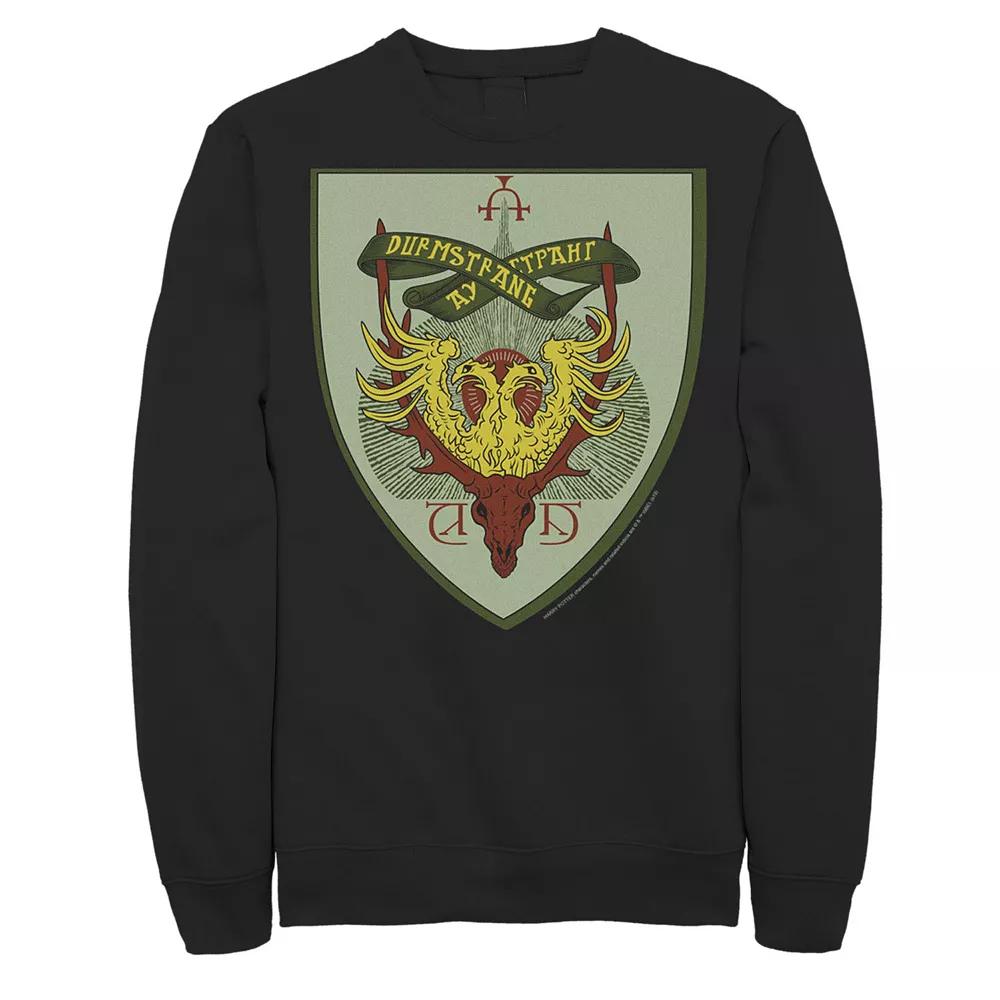 Men's Harry Potter Durmstrang Crest Fleece Graphic Pullover, Size: XL, Black Product Image
