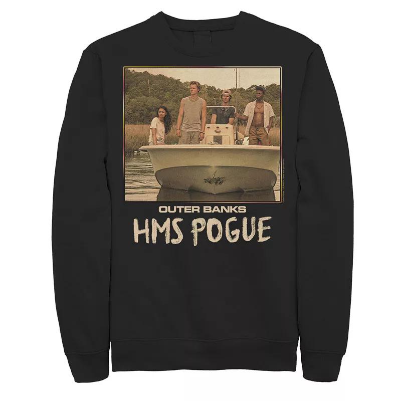Men's Outer Banks HMS Pogue Sweatshirt, Size: XL, Black Product Image