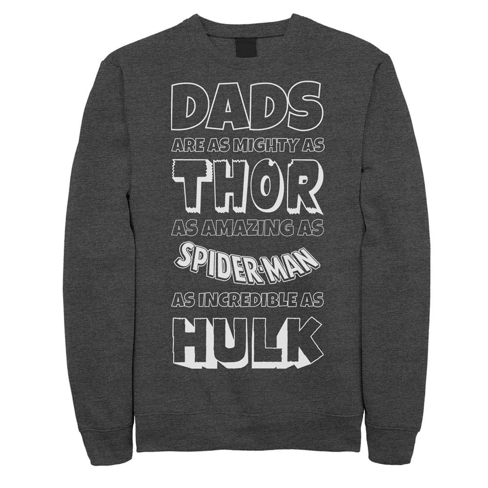 Men's Marvel Avengers Father's Day Dad Traits Fleece,  Product Image