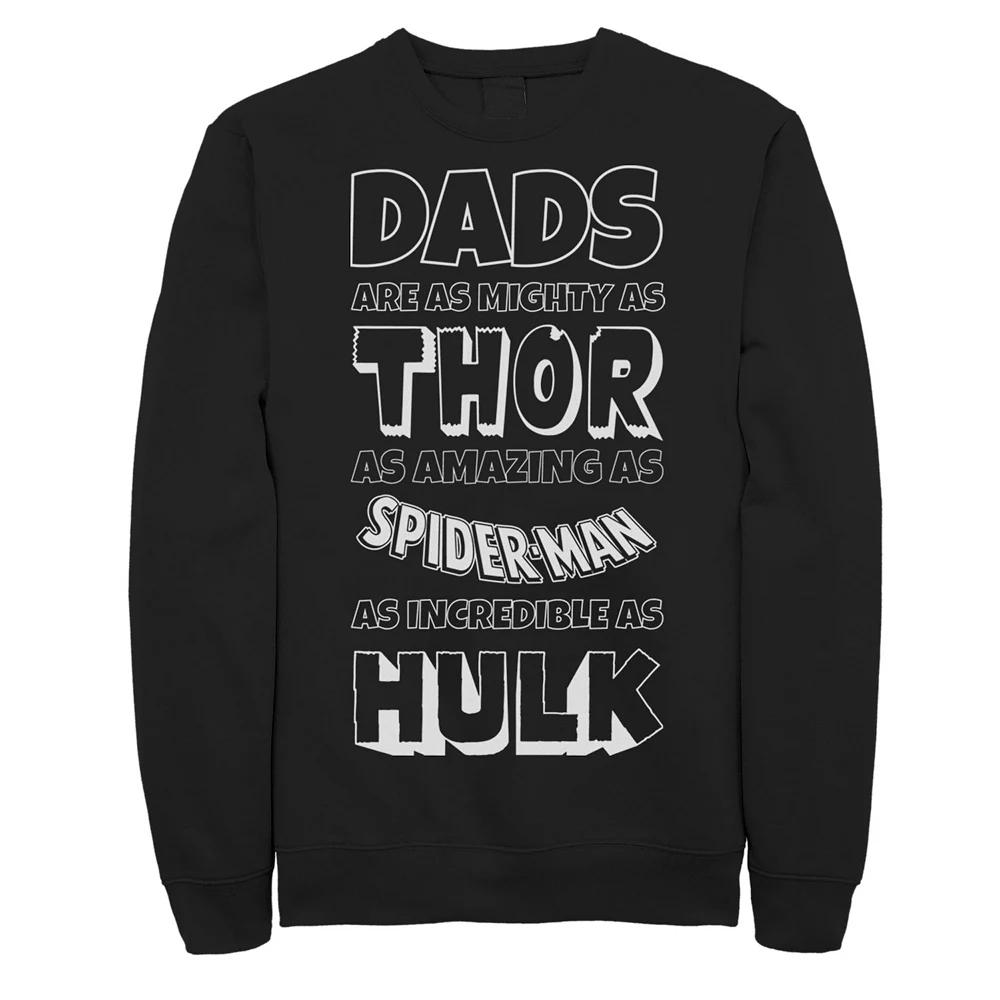 Men's Marvel Avengers Father's Day Dad Traits Fleece,  Product Image