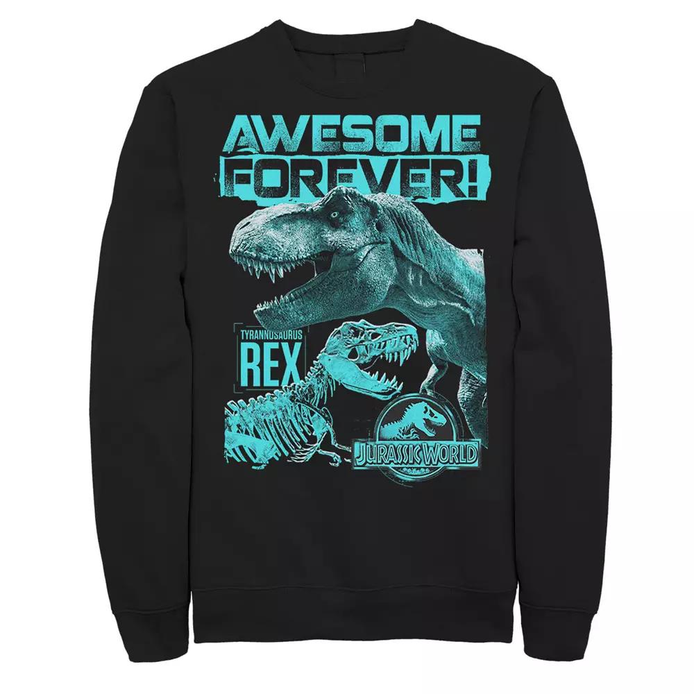 Men's Jurassic World Two T-Rex Awesome Forever Sweatshirt,  Product Image