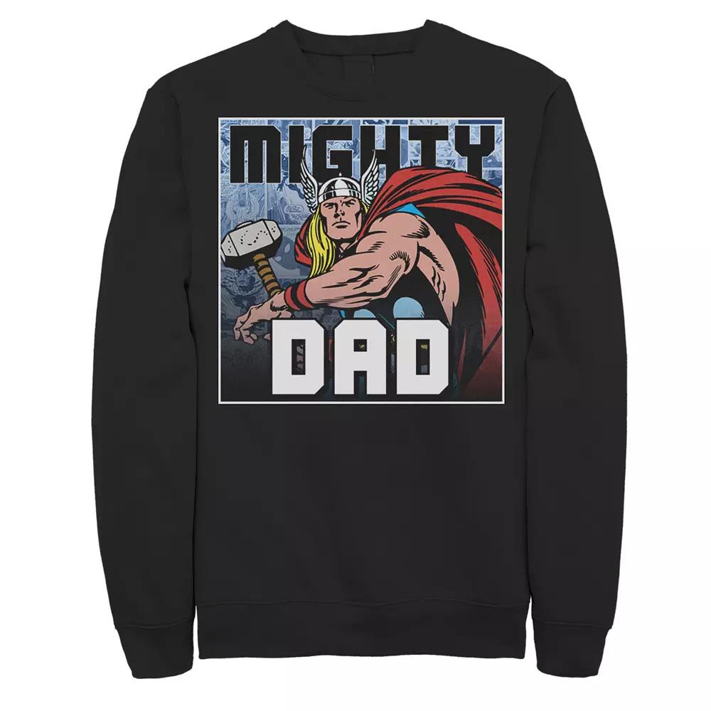 Men's Marvel Thor Father's Day Mighty Dad Sweatshirt,  Product Image