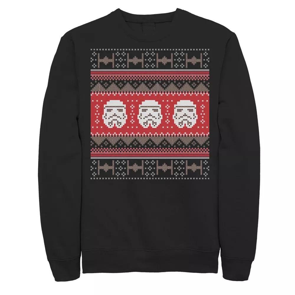 Mens Star Wars Trooper Tie Fighter Ugly Christmas Sweatshirt, Men's,  Product Image