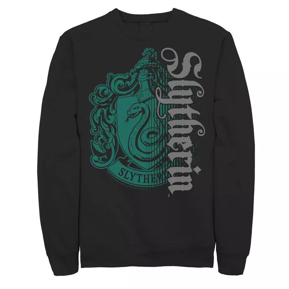 Men's Harry Potter Slytherin Dark Badge Logo Graphic Fleece,  Product Image