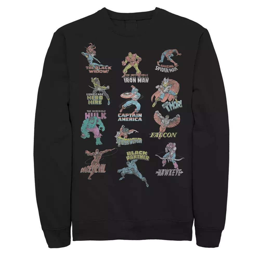 Men's Marvel Avengers Team Logos Sweatshirt,  Product Image