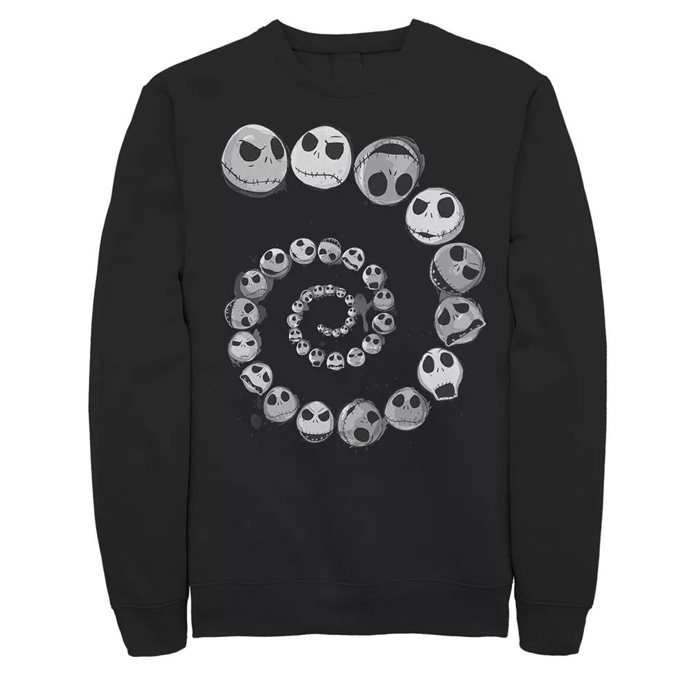 Disney's The Nightmare Before Christmas Jack Emotional Spiral Men's Sweatshirt,  Product Image