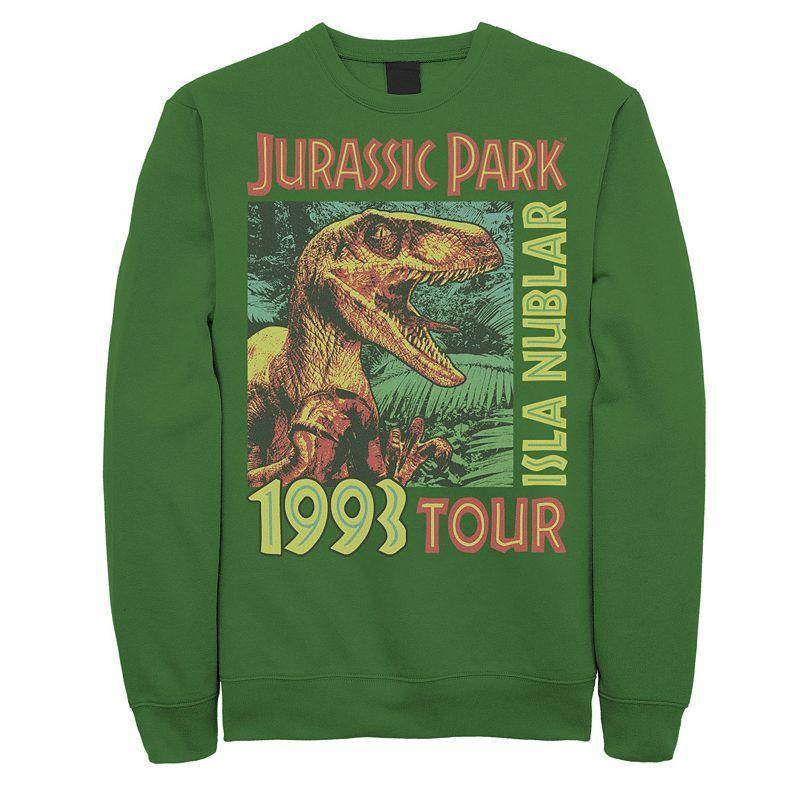 Men's Jurassic Park Isla Nublar 1993 Tour Poster Sweatshirt,  Product Image
