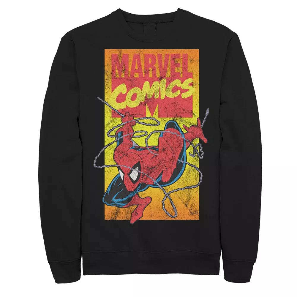 Men's Marvel Comics Spider-Man Action Shot Sweatshirt,  Product Image