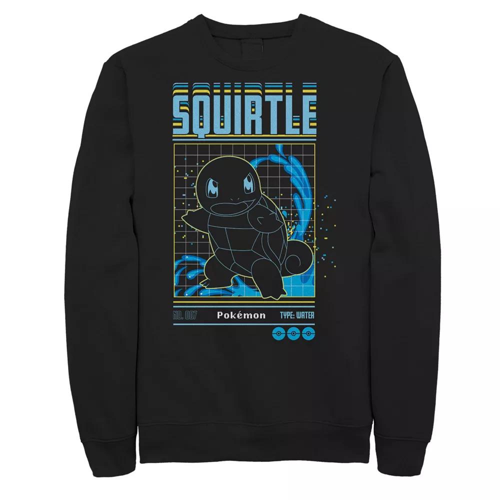 Big & Tall Pokémon Squirtle Grid Sweatshirt, Men's,  Product Image
