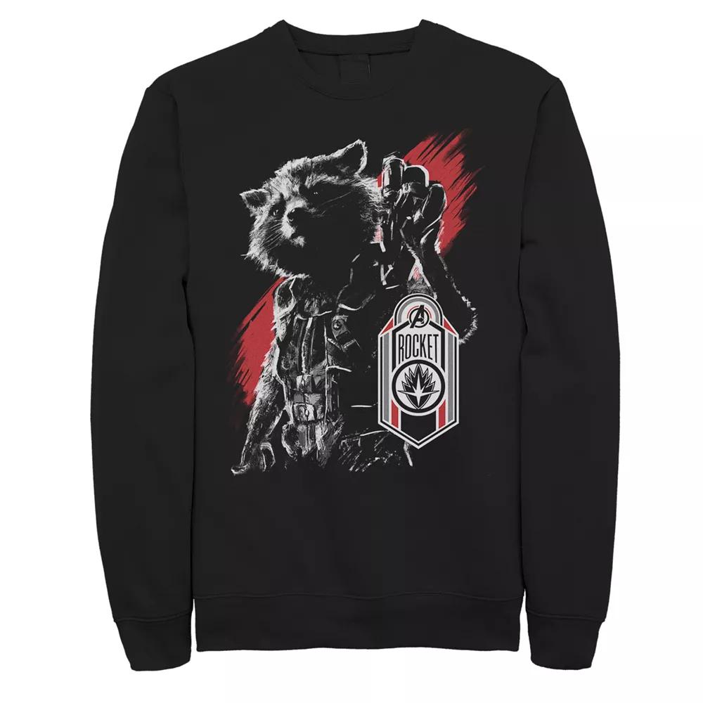 Men's Marvel Avengers Endgame Rocket Sweatshirt,  Product Image
