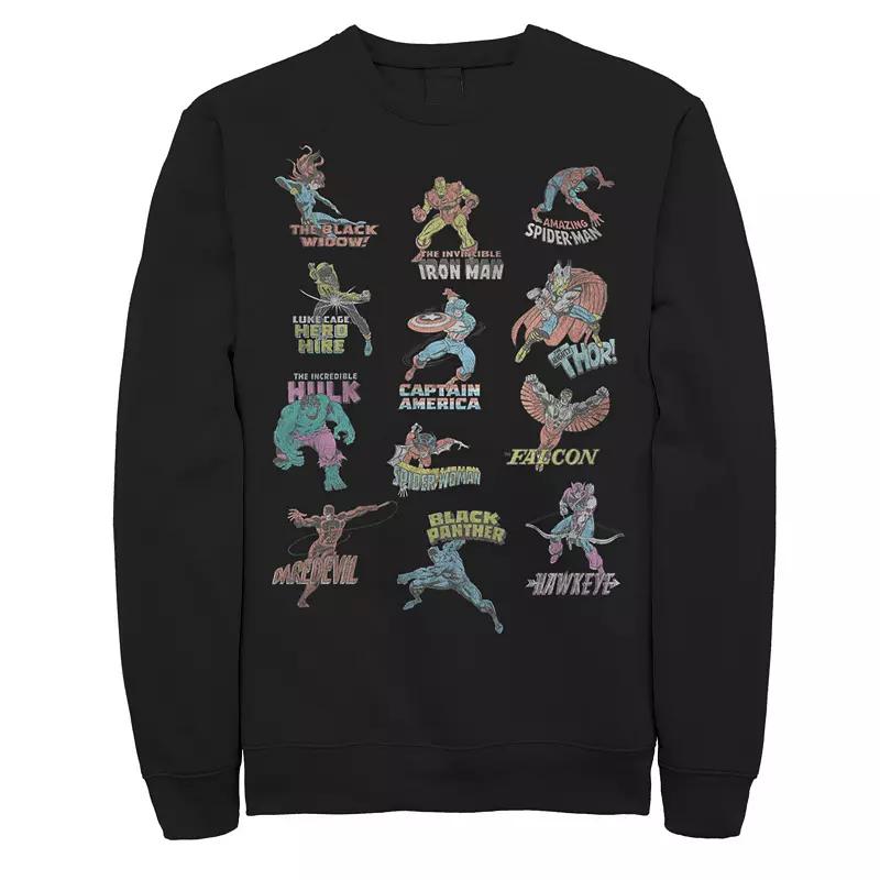 Men's Marvel Avengers Team Logos Sweatshirt,  Product Image